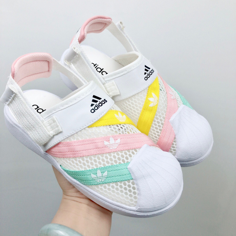 Adidas Baotou three generations of shell head children_s shoes 26-35-7ee90074